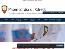 Tablet Screenshot of misericordiarifredi.it